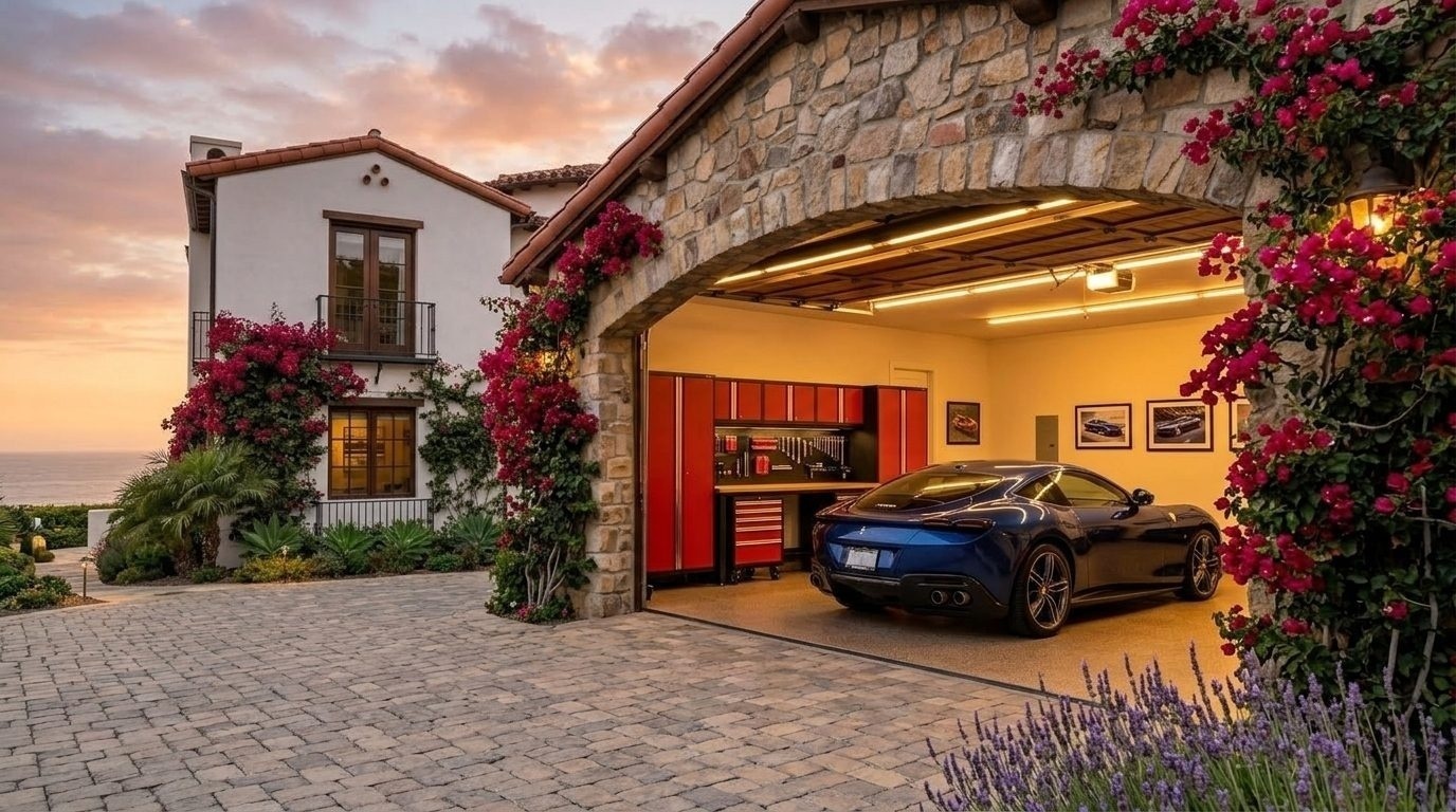 Garage Door Repairs Ahmed Overhead Garage Door Gliding Open in Pacoima, CA
